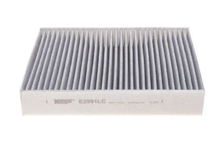 Фільтр салону BMW 1 (F20/F21) 11-/3 (F30/F31/F80) 11-18/4 (F32/F33/F36/F82) 13- (вугільний) HENGST FILTER E2991LC