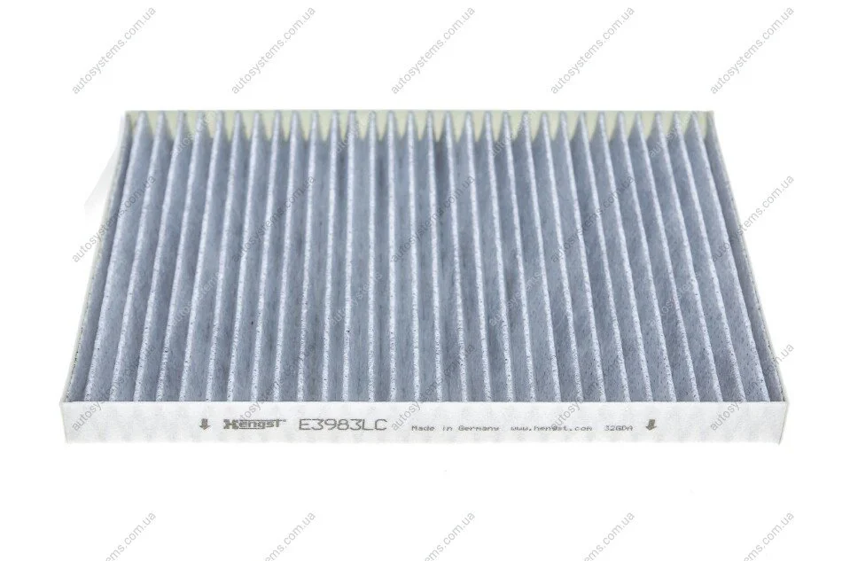 Фільтр салону Renault Koleos 2.0 dCi 08- (вугільний) HENGST FILTER E3983LC (фото 1)