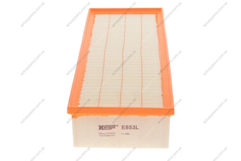 Фільтр повітряний Citroen C8 2.0-2.2HDi/Jumpy/Peugeot Expert 2.0HDi/Fiat Scudo 2.0D 06- (з поролоном) HENGST FILTER E853L (фото 1)