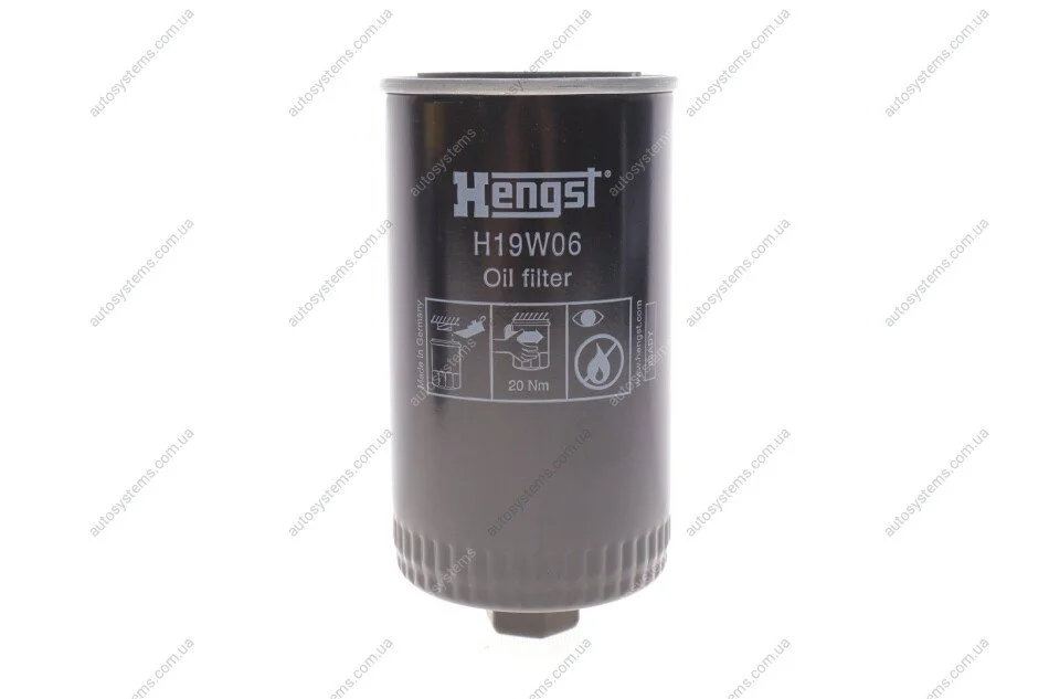 Фильтр масляний HENGST FILTER H19W06 (фото 1)