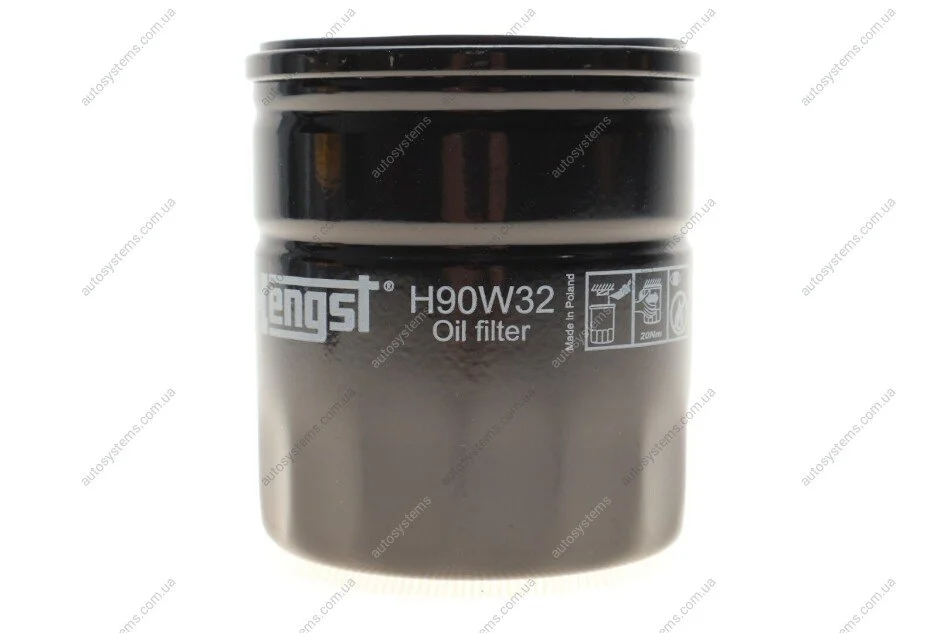 Фільтр масляний Ford Focus/ C-Max/ Galaxy 1.8 TDCI 04-12 HENGST FILTER H90W32 (фото 1)