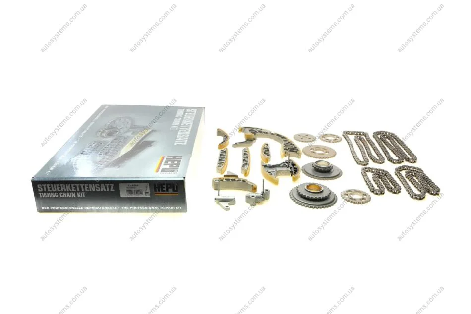 Комплект ланцюга ГРМ Audi A4/A5/A6/A7/A8/Q5/Q7 2.7/3.0 TDI 07-18 HEPU 21-0306 (фото 1)