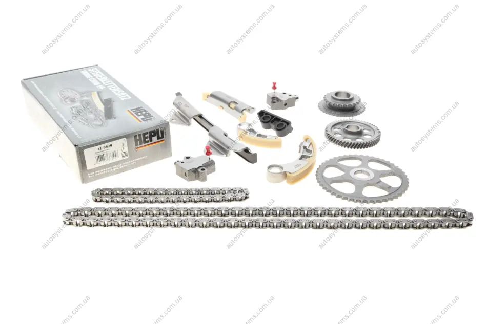 Комплект ланцюга ГРМ Honda Accord/Civic/CR-V/FR-V 2.2 CTDi 04- HEPU 21-0529 (фото 1)