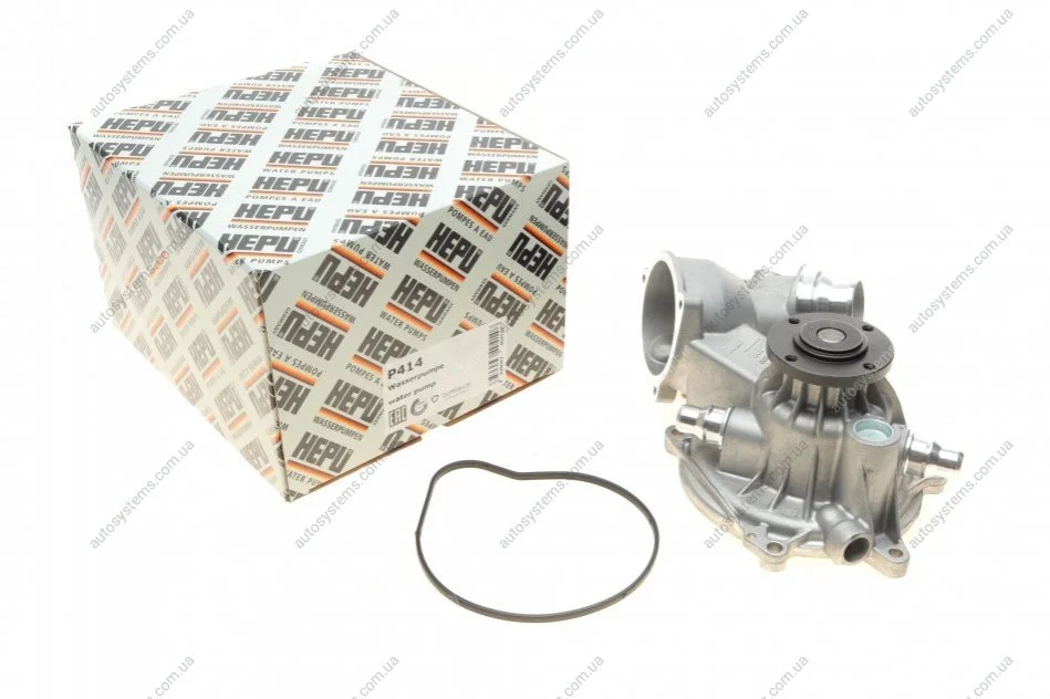 Помпа води BMW 5 (E60/E61)/6 (E63/E64)/7 (E65-E67)/X5 (E70) 3.0/4.0/4.8 05-10 (R/B) (8 лоп.) HEPU P414 (фото 1)
