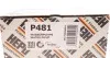 Помпа води BMW 3 (E90)/5 (E60)/7 (E65-E67)/X3 (E83)/X5 (E70) 04- N52/N53 (після версії) HEPU P481 (фото 10)