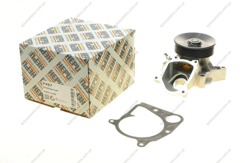 Помпа води BMW 3 (E90/E91/E92)/X3 (E83) 05-13 HEPU P497 (фото 1)