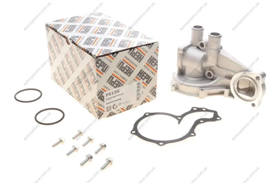 Корпус помпи води VW/Audi 1.3-2.0/2.0I/1.6/1.9D 95- HEPU P513G (фото 1)