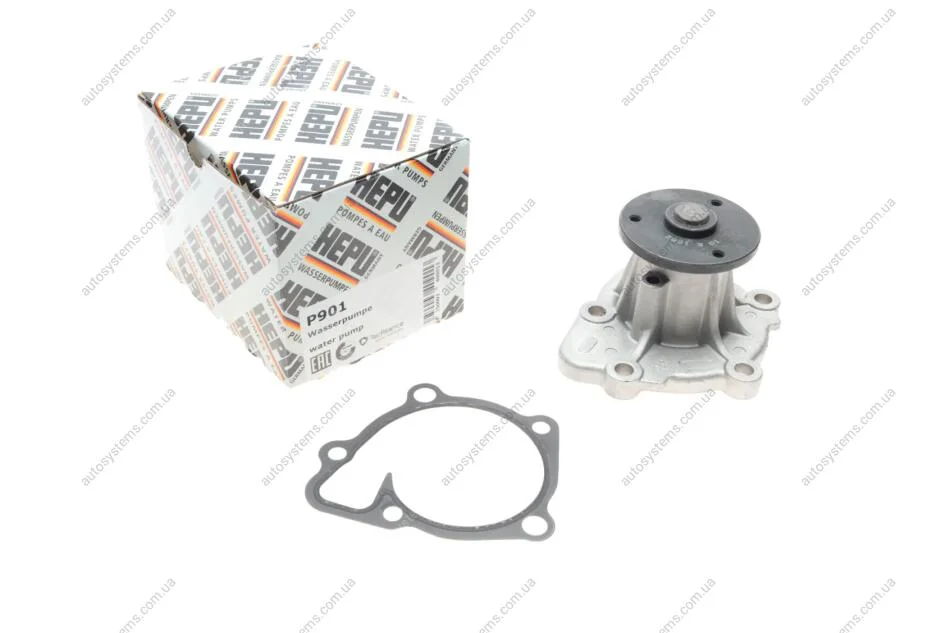 Помпа води Citroen C4/Mitsubishi Lancer VIII/Outlander/Peugeot 4007 1.8/2.0/2.4/4WD 08- HEPU P901 (фото 1)