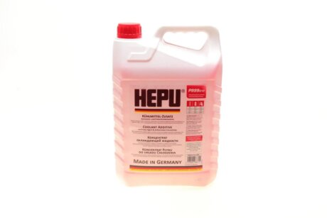 Антифриз (червоний) G12 (5л) (концентрат) HEPU P999-G12-005