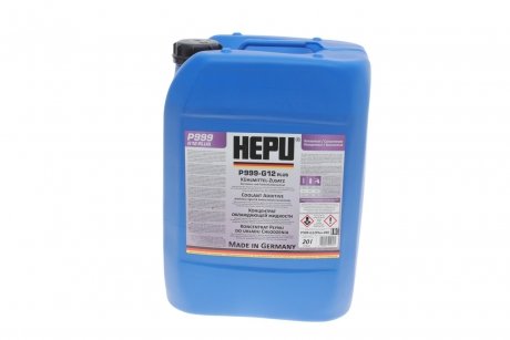 Антифриз (фіолетовий) G12 Plus (20L) (MB325.3) (концентрат) HEPU P999-G12PLUS-020