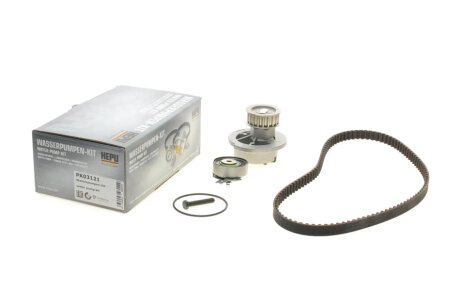 Комплект ГРМ + помпа Opel Combo/Astra F/Astra G 1.2/1.4/1.6 85-05 (111x17)(помпа P312) HEPU PK03121