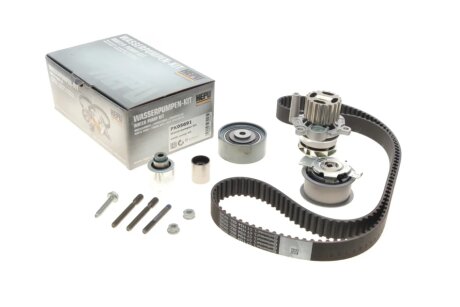 Комплект ГРМ + помпа Audi A4/TT/Skoda Octavia/Superb//VW Golf V/Passat/Tiguan 2.0TDI 05- HEPU PK05691