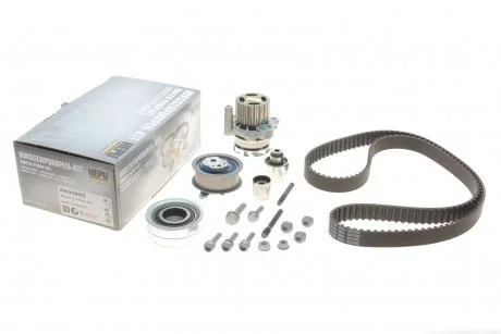 Комплект ГРМ + помпа VW Golf VI/Skoda Octavia/Superb/Audi A3 2.0TDI 04-13 (160x25)(P569) HEPU PK05695
