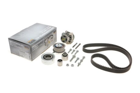 Комплект ГРМ + помпа Audi A3/Seat Leon 2.0TDI 06-12 (160x25)(помпа P654) HEPU PK06545