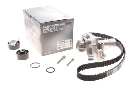 Комплект ГРМ + помпа Citroen Jumpy/Peugeot Expert 2.0 07- (153x25) HEPU PK08970