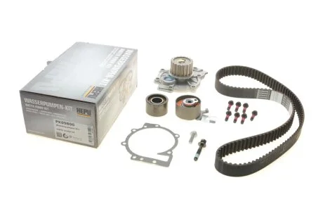 Комплект ГРМ + помпа Volvo C30/C70/S60/S40/S80 2.0-2.4D 01- (132x28) HEPU PK09800