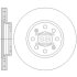 Тормозной диск передний вентилируемый Hi-Q (SANGSIN) SD5505 (фото 1)
