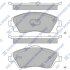 Тормозные колодки дисковые передние, комплект Hi-Q (SANGSIN) SP1745 (фото 1)