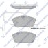 Тормозные колодки дисковые передние, комплект Hi-Q (SANGSIN) SP1873 (фото 1)