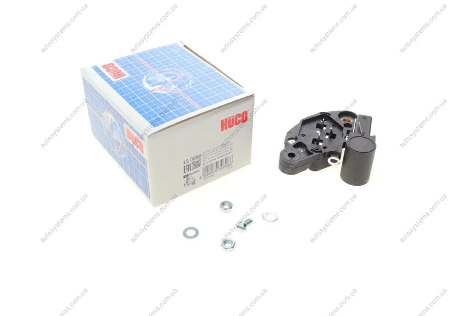 Реле генератора (14V) Citroen Berlingo/Fiat Scudo/Ducato/VW T4 (HÜCO) HITACHI 130696 (фото 1)