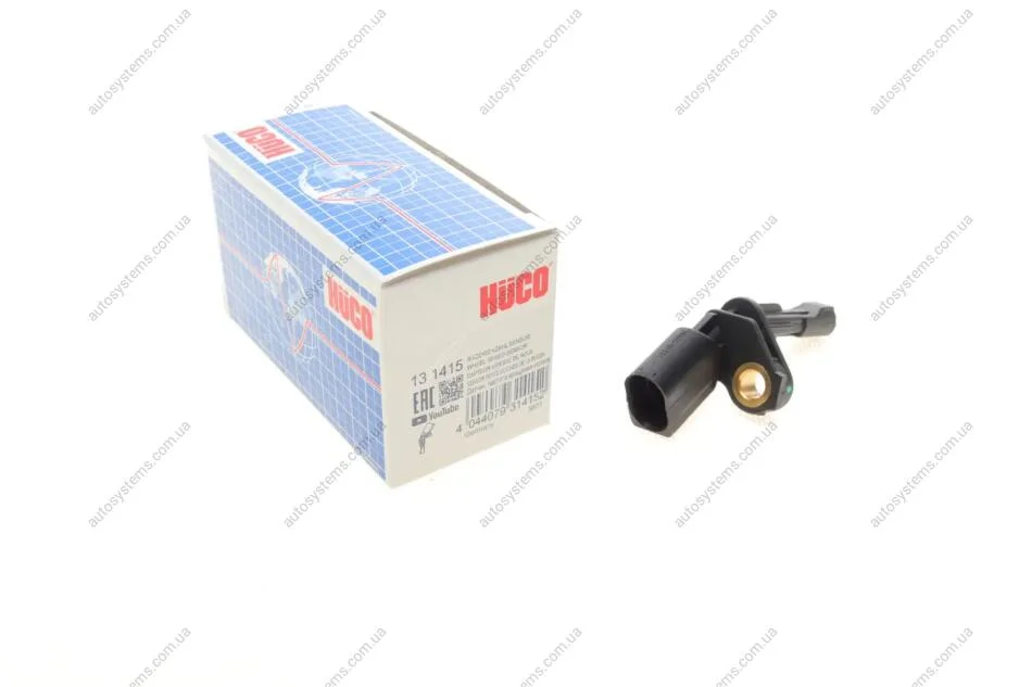 Датчик ABS (задній) Audi A3/VW Golf V 1.2-2.0 TFSI/TDI 03- (L) (HÜCO) HITACHI 131415 (фото 1)