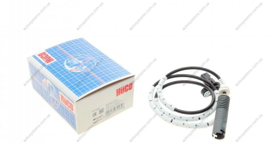 Датчик ABS (задній) BMW 1 (E81/E87)/3 (E90/E91/E92) 05-12 (L=875) (HÜCO) HITACHI 131532 (фото 1)