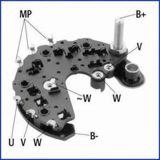 VW Мост диодный Audi A3,BMW E46,39,38,Opel Sintra,Renault Kangoo,Laguna, HITACHI 139723