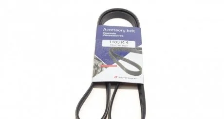 Ремінь генератора Renault Rapid 1.4i 91-98 (4PK1183) HUTCHINSON 1183 K 4