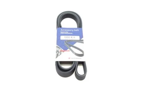 Ремінь генератора Fiat Scudo/Citroen Berlingo/VW Golf IV 1.8/1.9TDI 97- (6PK1660) HUTCHINSON 1660 K 6