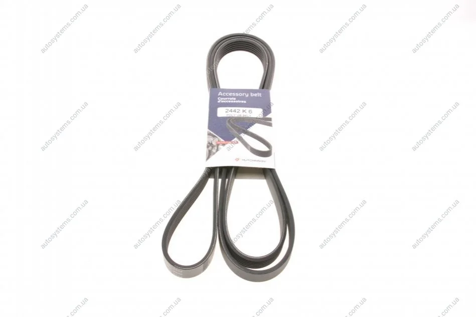 Ремінь генератора MB W211 55 AMG 02-08 (6PK2442) HUTCHINSON 2442 K 6 (фото 1)