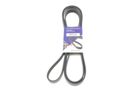 Ремінь генератора Audi A4/A5/A6 2.7/3.0TDI 04-11 (6PK2500) HUTCHINSON 2500 K 6