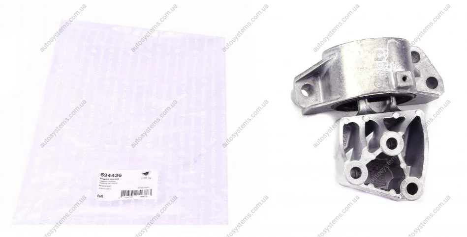 Подушка двигуна (передня) Fiat Fiorino 1.3D 07- HUTCHINSON 594436 (фото 1)
