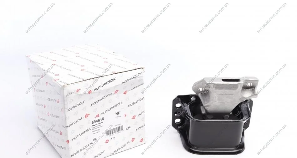 Подушка двигуна (R) Citroen C4/Peugeot 307 1.6 16V 00- HUTCHINSON 594616 (фото 1)