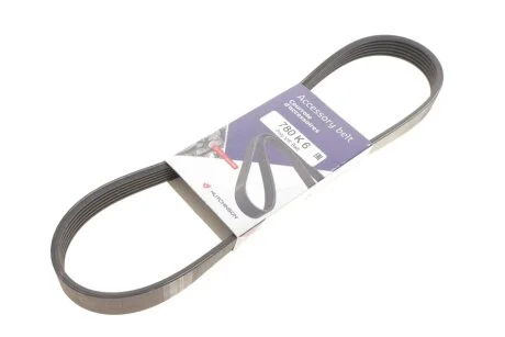 Ремінь генератора Citroen C4/Peugeot 307 1.6HDi 04- (6PK780) HUTCHINSON 780 K 6