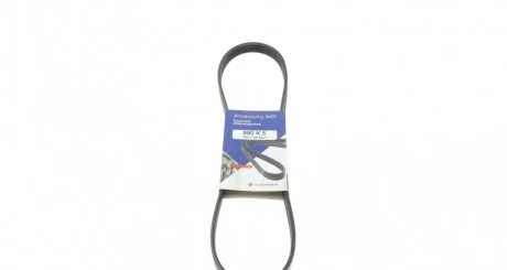 Ремінь генератора BMW 3/5 90-00 / Ford Focus 2.5 05-12 HUTCHINSON 890 K 5