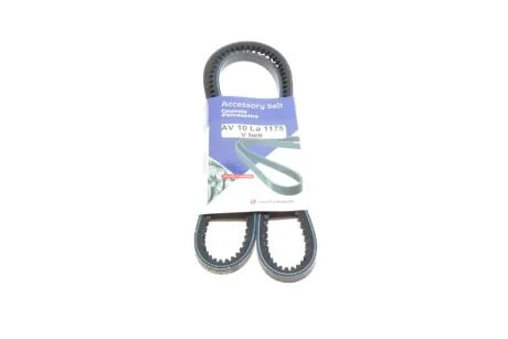 Ремінь генератора Ford Transit 2.4D 77-85/VW T3 1.6-2.0 76-86 (10x1175) HUTCHINSON AV 10 La 1175