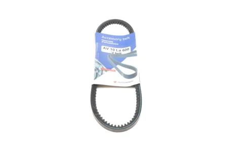 Ремінь генератора Audi 80/100 1.6/2.0D 78-86/Fiat Ducato 2.5D 94-02/Peugeot 505 2.5D 81-93 HUTCHINSON AV 10 LA 600
