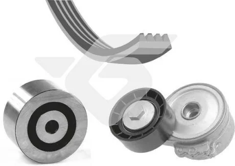 Комплект ремня генератора HUTCHINSON KHV 161
