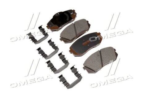 Тормозные колодки дисковые, комплект Hyundai/Kia/Mobis 58101 2YA00