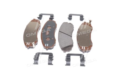 Тормозные колодки дисковые, комплект Hyundai/Kia/Mobis 58101 4HA50