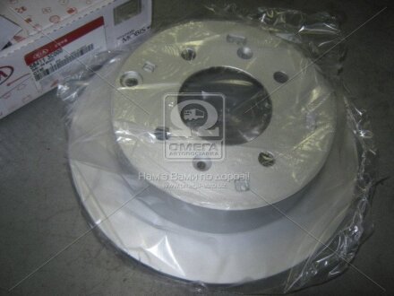 Тормозной диск задний невентилируемый Hyundai/Kia/Mobis 58411 3C000