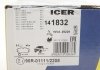 Колодки гальмівні (передні) Iveco Daily III/IV/V/VI 99-/Line 14-/City\'s 14-16 ICER 141832 (фото 13)