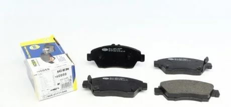 Колодки гальмівні (передні) Honda Civic V/VI/VII 91-05/CRX III 92-98/Jazz 08-14 ICER 180959