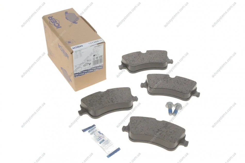 Колодки гальмівні (передні) MB C-class (W203/CL203/S203)/CLK-class (C209)/SLK-class (R171) 00-11 ICER 181369-701 (фото 1)