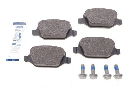Колодки гальмівні (задні) Fiat Linea 07-/Lancia Lybra 99-05/Alfa Romeo 147/156 97-10 ICER 181502-703