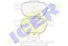 Колодки гальмівні (передні) Ford Connect 02-13/Fiesta/Puma 95-03/Focus 02-04/Ka 01-08 ICER 181537 (фото 2)