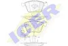 Колодки гальмівні (передні) Audi A4 03-09/A6/A8 03-11/Seat Exeo 08-13 (+датчики) ICER 181654 (фото 10)