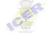 Колодки гальмівні (передні) VW T4 92-03/T5 03-15/T6 15-/Multivan V/VI 03- (+датчик) ICER 181779 (фото 2)