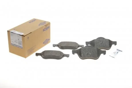 Колодки гальмівні (передні) Renault Laguna III/Clio III 06-15/Megane II/Scenic II 02- ICER 181860