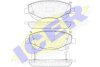 Колодки гальмівні (передні) Toyota Avensis 08-18/Verso 2.0-2.2 D-4D 09- ICER 182022 (фото 1)